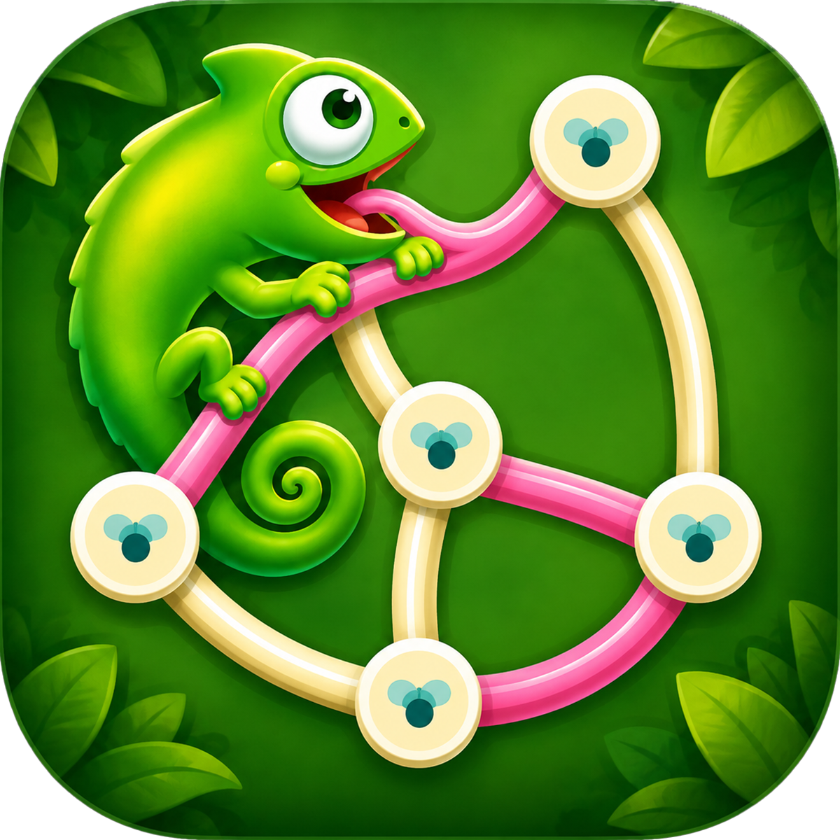 One Line: Chameleon Puzzle